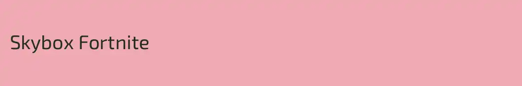 Skybox Fortnite 